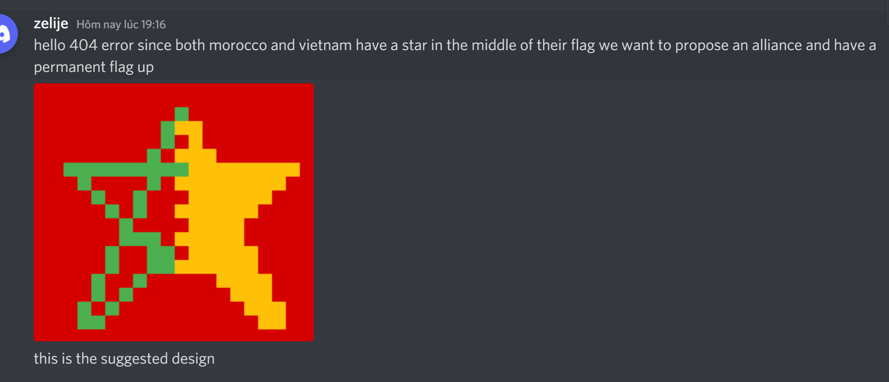 Proposed joint flag by Morocco